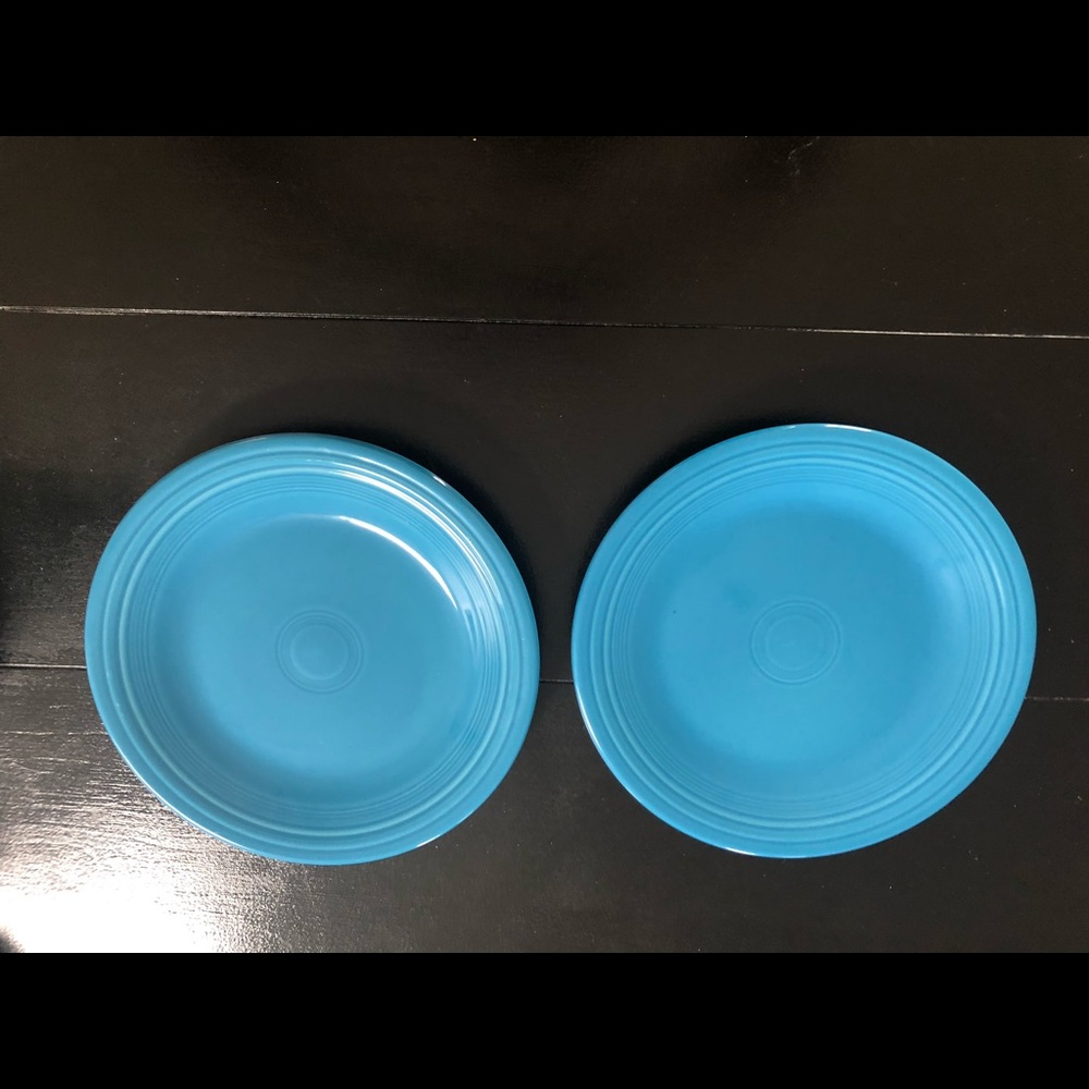 Fiestaware Dinner plates (2)